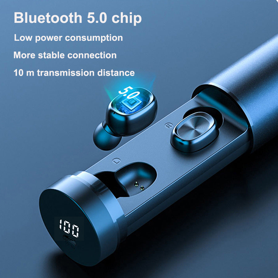 Auriculares Bluetooth 5.0 Inalámbricos 8D HIFI Con Micrófono