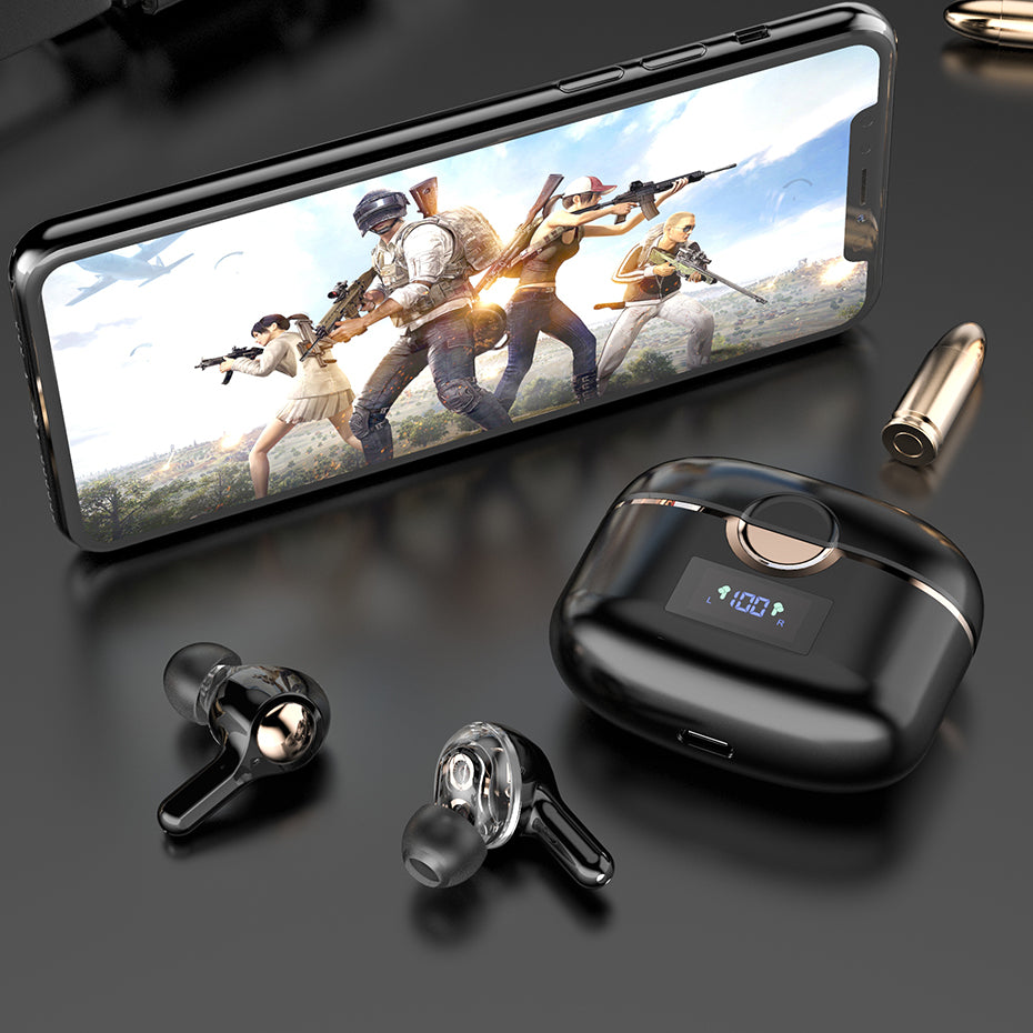 Auriculares Inalámbricos Bluetooth Binaurales tipo in-ear Con Pantalla Digital