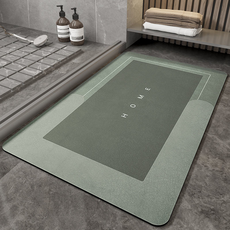 Alfombra de baño hogar de secado rápido dormitorio almohadilla impermeable