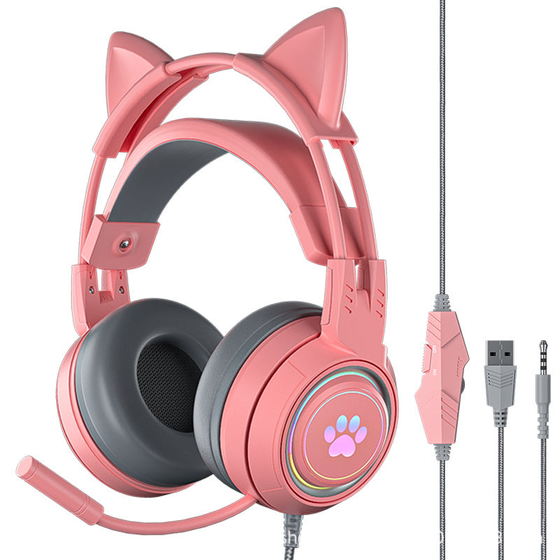 Audifonos Con Diseño de Orejas De Gato