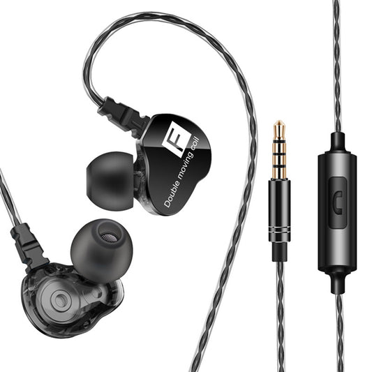 Auriculares De Doble Bobina Móvil Con Control De Cable