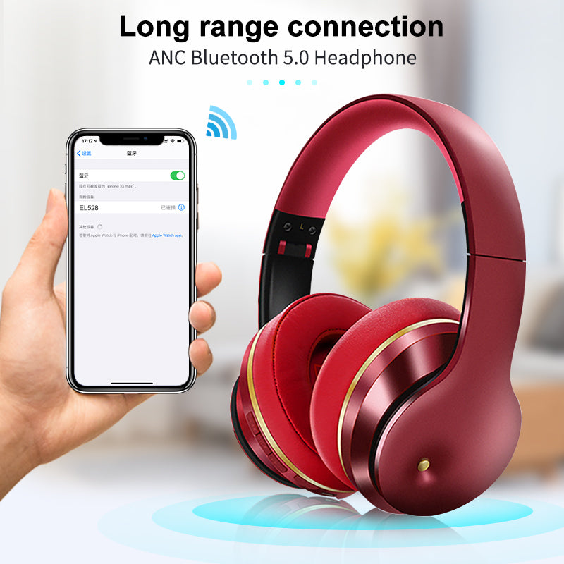 Auriculares Bluetooth Con Cancelación Activa de Ruido (ANC)