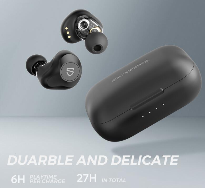 Auriculares Inalámbricos SoundPEATS Bluetooth Con Doble Controlador Dinámico