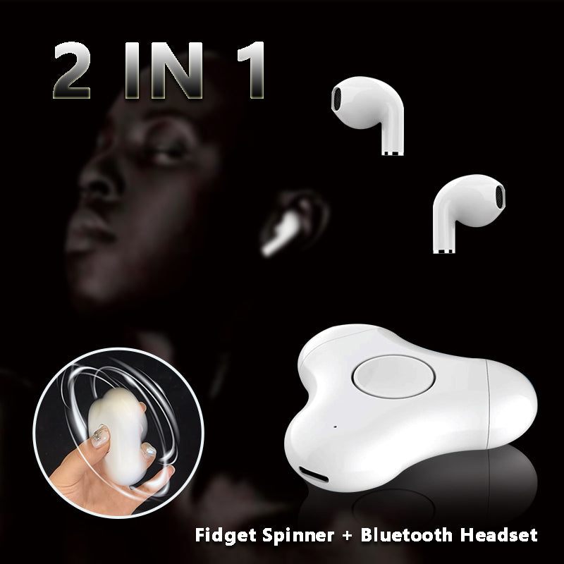 Auricular Multifunción Fidget Spinner Bluetooth Intrauditivo