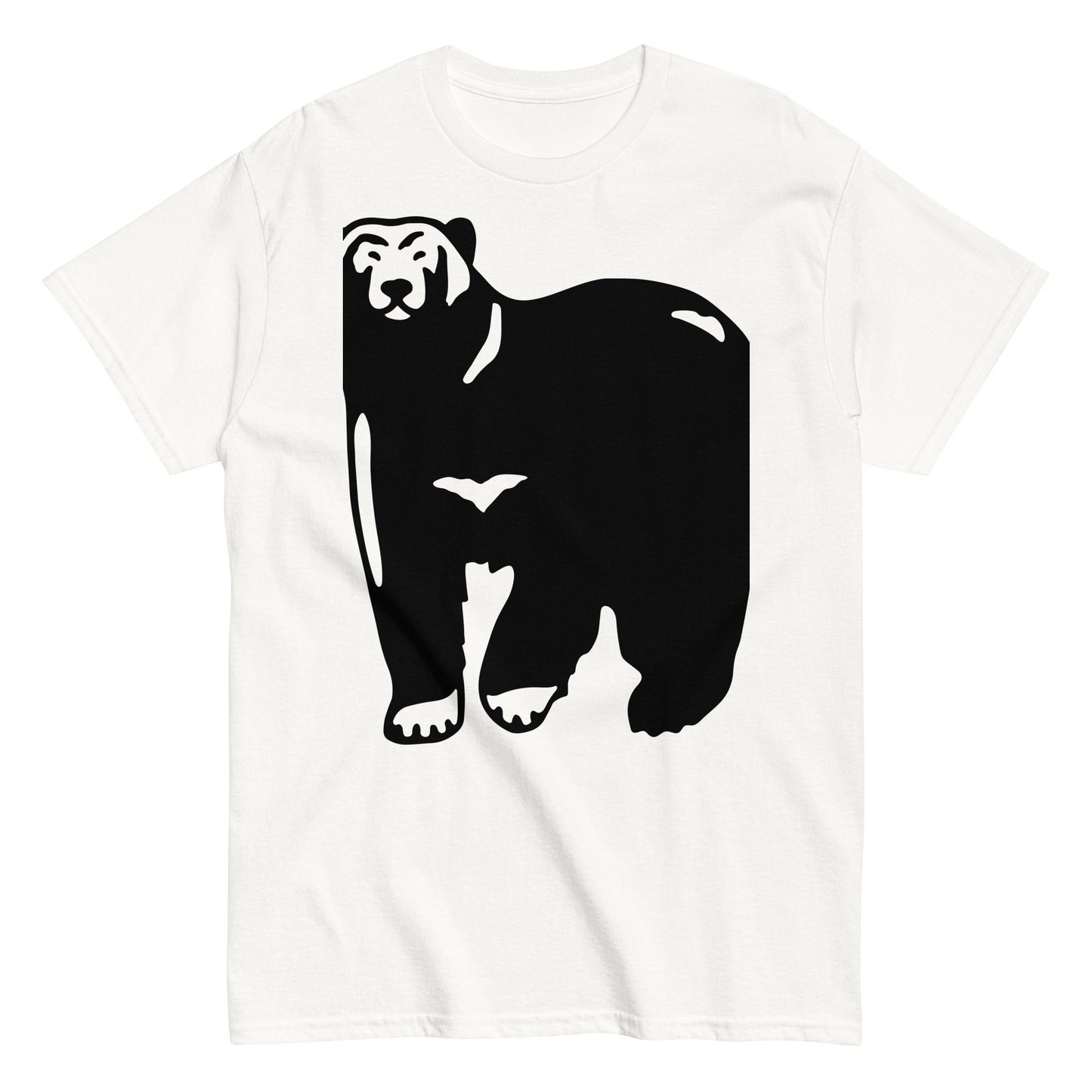 Camiseta De Hombre Con Estampado De Oso