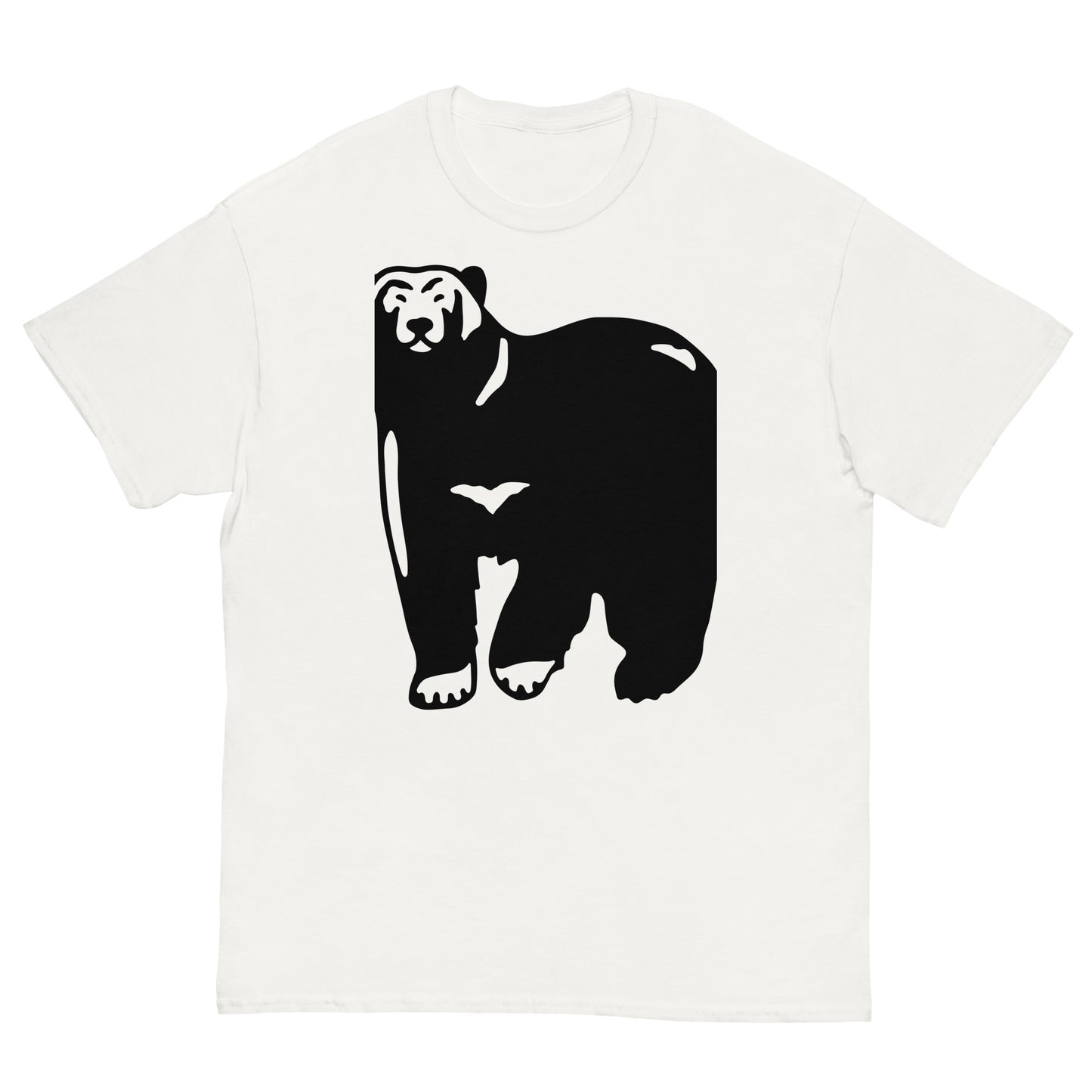 Camiseta De Hombre Con Estampado De Oso